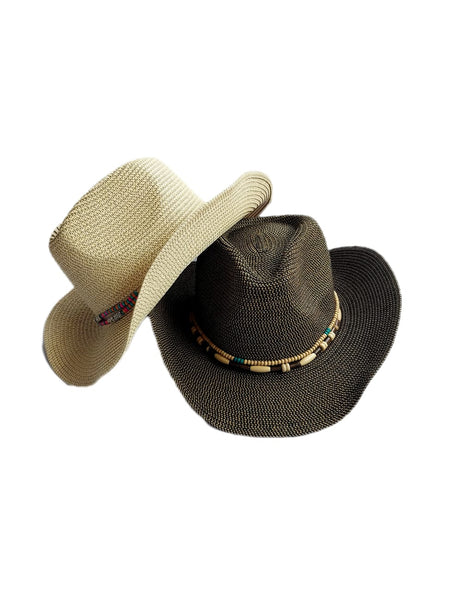 Boncuklu Kovboy Şapkası