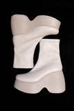 Gigi platform bootie Bej/Siyah