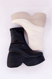Gigi platform bootie Bej/Siyah