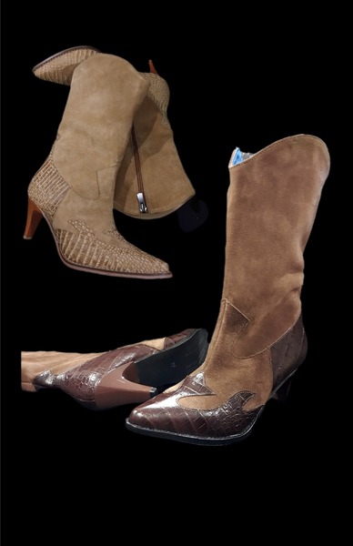 Süet Deri Kovboy botu